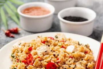 Recept voor nasi met kip