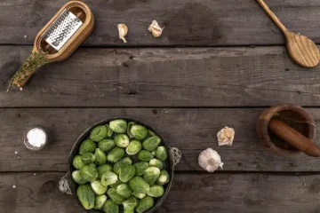 Stamppot spruitjes met kaas en spekjes