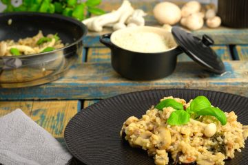 risotto met paddenstoelen